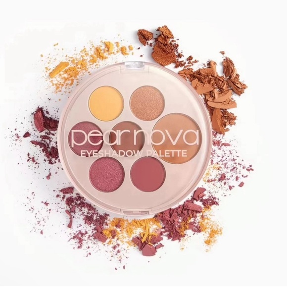 Pear Nova Eyeshadow Palette Mattes Metallics Neutrals 7 Shades New in Box. - Picture 4 of 6